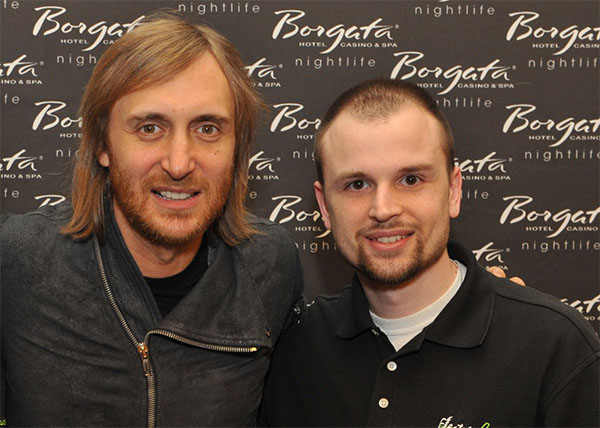 Chris with David Guetta