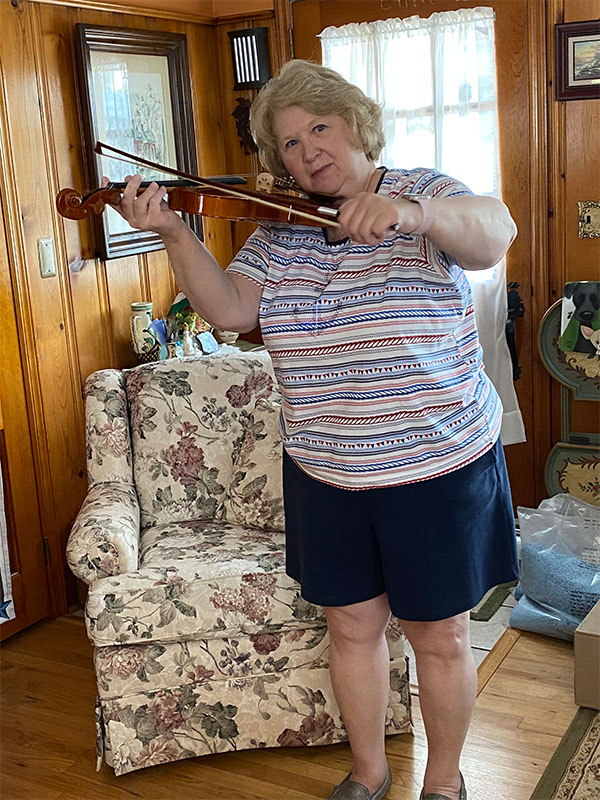 Pattie Playing Violin